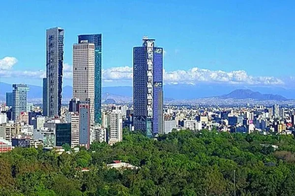 Vista urbana desde la Ciudad de México